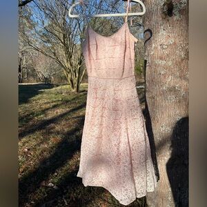 Gorgeous vintage pink lace dress
